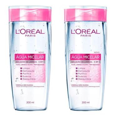 Imagem de LOréal Paris Solução de Limpeza Kit - 2 Água Micelar 5 em 1 - L'Oréal 