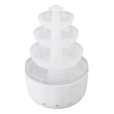Imagem de Luocute O Difusor da Fonte Evita Queima Seca, Umidificador de Ar Multifuncional de 5 Horas, óleo Essencial, Fonte de água, Capacidade de 500 Ml, Tranquilidade para a Sala de Estar da