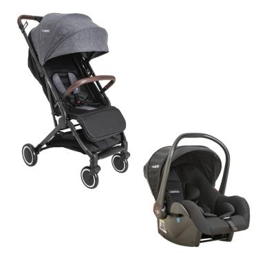 Imagem de Carrinho de Bebê Sprint II com Bebê Conforto kiddo - Grafite/Preto