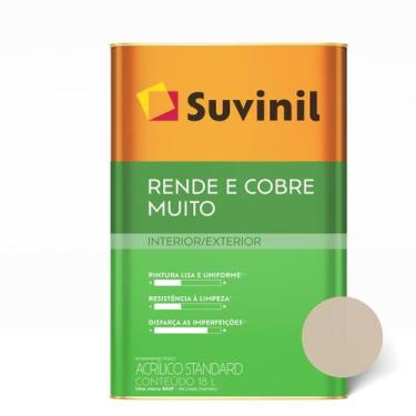 Imagem de Tinta Acrílica Fosco Areia Rende & Cobre Muito Suvinil, 18 Litros