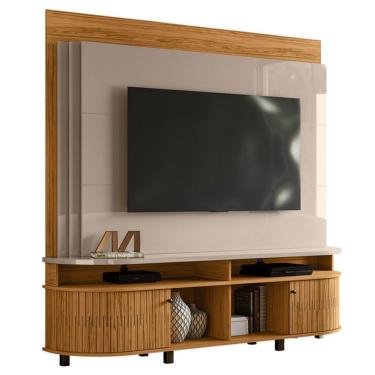 Imagem de Estante Home Theater Daytona Para Tv 65 Polegadas - Madetec Cor:fendi Naturale