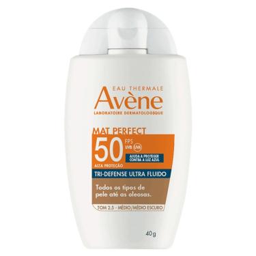 Imagem de Protetor Solar Facial Avène FPS 50 Mat Perfect Tom 2.5 Médio