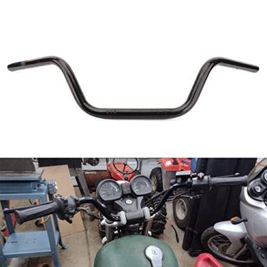 Imagem de AnXin guidão de motocicleta 7/8" Arrasto guidão de cintura alta guidão barras universais para Harley Sportster XL 883 1200 Cruiser Bobber personalizado Chopper Softail Dyna Tour Glide Road CG125AnXin preto R151114062