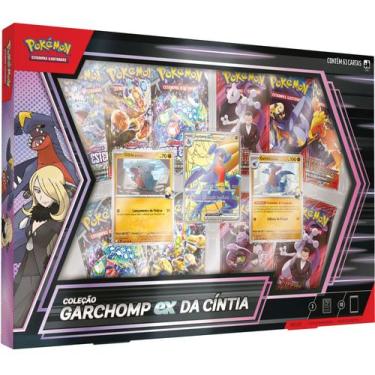 Imagem de Box Pokémon Coleção Garchomp Ex Da Cíntia Copag Cards Cartas Boosters 