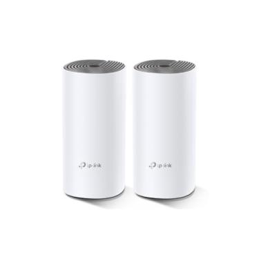 Imagem de Roteador Wi-Fi Mesh TP-Link DECO E4 (3 unid.) Wireless AC1200 Fast Ethernet, Dual Band 2,4/5 GHz, Controle dos Pais, Rede de convidados, rede unificada, Branco.