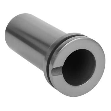 Imagem de YIEPET Cadinho de grafite de alta pureza de 1 kg 2 kg 3 kg, cadinho de grafite para fundição de metal refinação ouro prata cobre latão alumínio, 2KG, Alumínio, Sem Pedra Preciosa