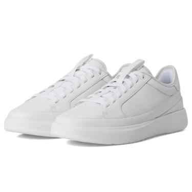 Imagem de Cole Haan Grandpro All Day Court Tênis masculino de couro, Branco óptico/branco óptico, 43