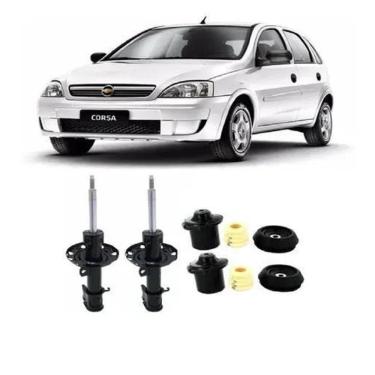 Imagem de Kit Par Amortecedor Diante + Kit Montana Novo Corsa Premium