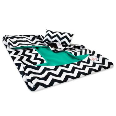 Imagem de Capa Para Cama Cachorro e Gato Mileva - Coleção Chevron (60x60 cm, Chevron Cancun)
