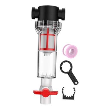 Imagem de WeiLaiKeQi Filtro de aquário, bomba, coletor de drenagem, limpador, anel de vedação de silicone, acessório profissional, rosca de 1/2 pol., filtro de sedimentos, Malha 200