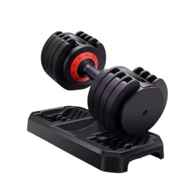 Imagem de Halter Dumbbell Ajustável 25kg Smart com Seletor Rápido – Treino de Força, Funcional e Musculação – Pegada Ergonômica Antiderrapante
