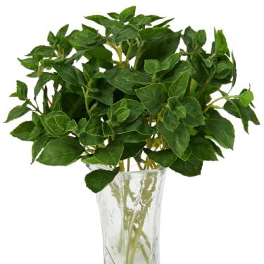 Imagem de Planta artificial de folha de baunilha, planta de casa de plástico sintético vegetal para jardim, pátio, caminho, varanda, janela, decoração