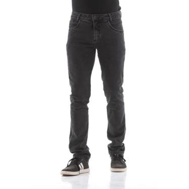 Imagem de Calça Preta Arauto Masculina Slim Marmorizada - ARAUTO JEANS, Preto, 5