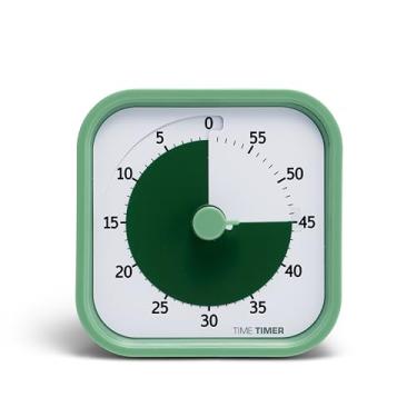Imagem de TIME TIMER Mod edição de casa - temporizador visual de 60 minutos - ferramenta de estudo, temporizador para secretária, escritório e reuniões com funcionamento silencioso (verde)