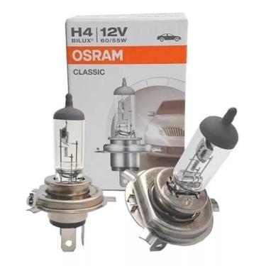 Imagem de Par de Lâmpada Osram H4 Classic Kit com 2 unidades para dois Farois
