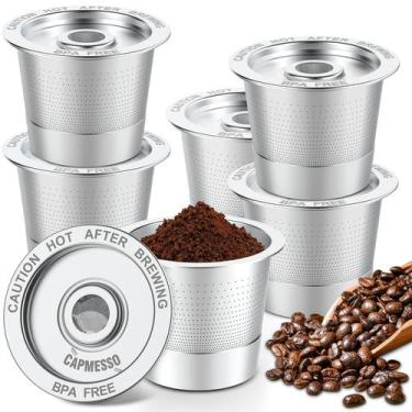 Imagem de Cápsulas de café K Cups reutilizáveis CAPMESSO para Keurig 1.0, pacote