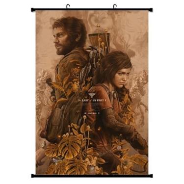 Imagem de Pôster emoldurado de jogos Joel and Ellie com ganchos 60 x 91 cm para a TV The Last of us 90 x 60 cm