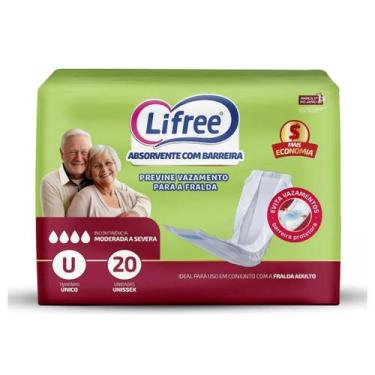 Imagem de Lifree Absorvente Geriátrico Branco 20 Unidades