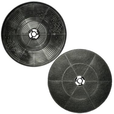 Imagem de 2 peças WRHF004S2 filtros de carvão de carbono compatíveis com Winflo 76 cm conversível sob o gabinete sem duto de aço inoxidável coifa ilha de vidro