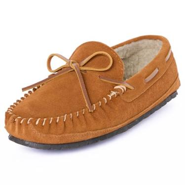 Imagem de Pantufa masculina Minnetonka Casey, Marrom, 12