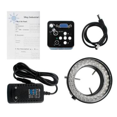 Imagem de Conjunto De Câmera Digital Microscópio VGA De 13MP Com Lente Ajustável