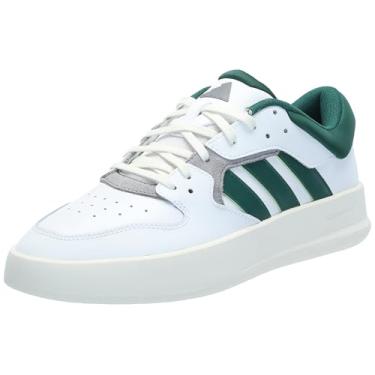 Imagem de adidas Tênis masculino Court 24, Branco/verde universitário/branco, 39