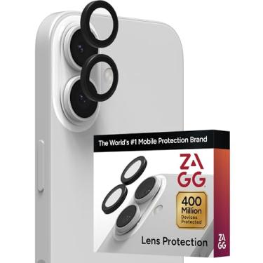 Imagem de ZAGG IS-GLEL AR E CameraRings-Apple-Bryce/16/16+-FG-Protetor de lente de câmera de telefone preto