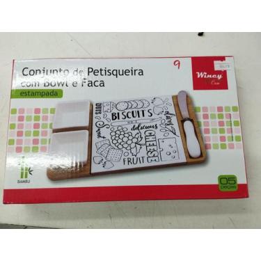 Imagem de Conjunto de Petisqueira com Bowl e Faça Wincy