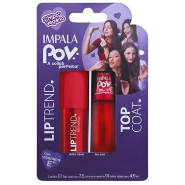 Imagem de IMPALA KIT POV 1.2 TOP COAT+BRILHO LABIAL ANTONELA