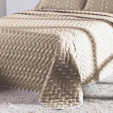 Imagem de Cobre Leito Casal Padrão 3 peças Heitor Hipercal 400 Fios Bordado - MR