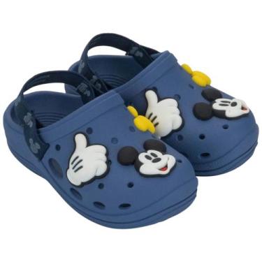 Imagem de Babuche grendene kids baby disney mickey moments ii 23347, Azul, 20/21