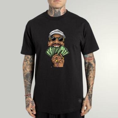 Imagem de Camiseta Masculina Trap Money Estampada 100% Algodão Premium - MKR, Pr