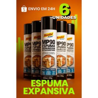 Imagem de Espuma Expansiva PU 500ml  Mundial Prime MP90  Construção Civil, Vedaç