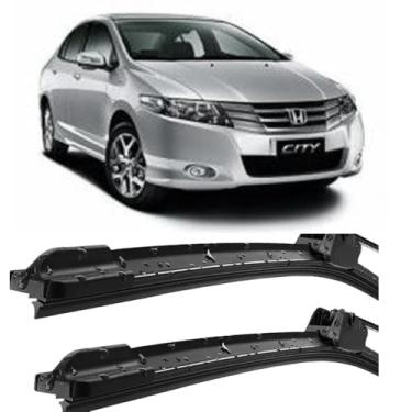 Imagem de TIGER AUTO - PAR DE PALHETAS PARA PARABRISA DIANTEIRO EM SILICONE COMPATIVEL HONDA CITY 2009>2013