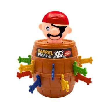 Imagem de Jogo de Estratégia Barril do Pirata com 16 Espadinhas Zippy Toys - 104