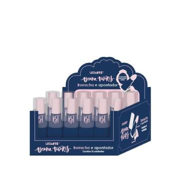 Imagem de Borracha e Apontador com Depósito Bruna Tavares Leoarte - Display 24 U