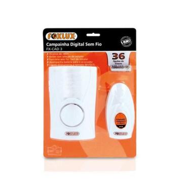 Imagem de Campainha S/Fio Alc. 40M Dig.Fo.Bv - FOXLUX