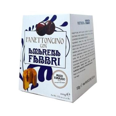Imagem de Mini Panetone com Amarena Fabbri 1930 Cerejas Silvestres 100g Itália P