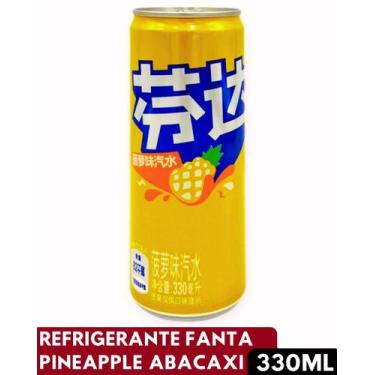 Imagem de Refrigerante fanta pineapple abacaxi 330ml importado