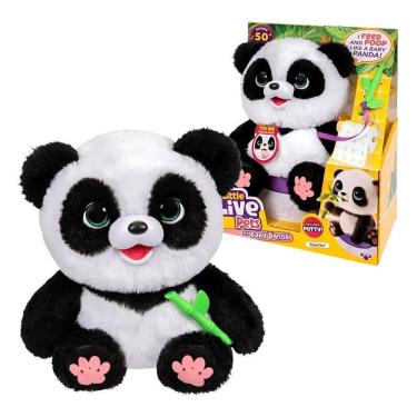Imagem de Little Live Pets Meu Bebê Panda Chuchu Fun F0219-3 Branco
