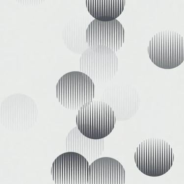 Imagem de Papel de Parede Ivy Círculos Prata 6814-30