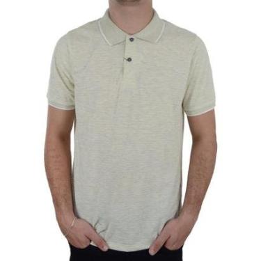 Imagem de Camisa Polo Masculina Ogochi Slim Malha Amarela - 0075-Masculino