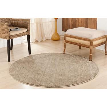 Imagem de Tapete Redondo 1,5m Classic Trigo Oasis Tapetes
