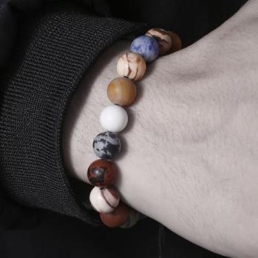 Imagem de Pulseiras de chacra para mulheres, pulseira de pedras curativas, pulseira de contas, ioga, equilíbrio, energia, óleo essencial, alívio da ansiedade, joias, presentes modernos, Medium, Latão, Sem Pedra