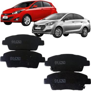 Imagem de Jogo Pastilhas Freio Dianteiro HB20 1.0 12v 3cil Flex 2013 a 2019 SYL