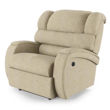 Imagem de Poltrona do Papai Reclinável Napoli Power Touch USB Linho Bege FH1 - D'Rossi