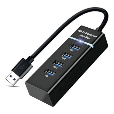 Imagem de Hub USB 3.0 com 4 Portas e Alimentação Externa