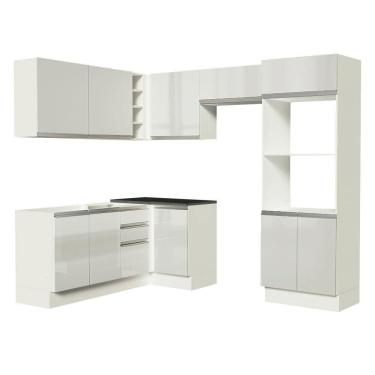 Imagem de Armário De Cozinha Completa Canto Acordes sem Tampo Portas
