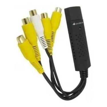 Imagem de Placa De Captura Usb Dvr 4 Canais Câmera Pc Vídeo Segurança