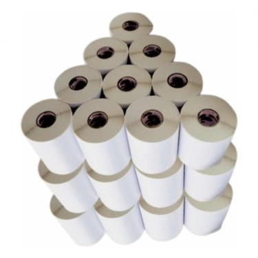 Imagem de 30 Rolos Etiqueta Bobina Adesiva Couchê 10x5cm (100x50mm)